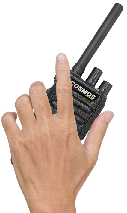 Radio cos d3 en mano